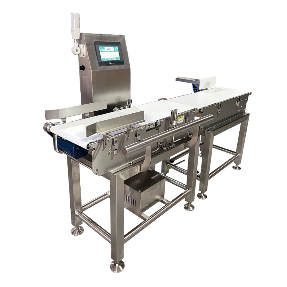 Online dynamic weight checker food checkweigher machine check weigher with rejector