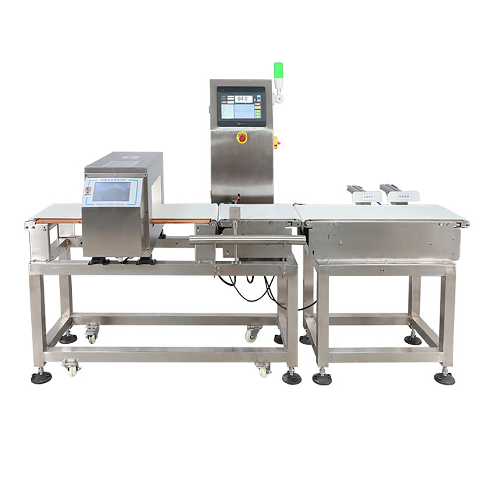 Check Weigher and Metal Detector Combination Bread Metal Detector Weight Scale Machine
