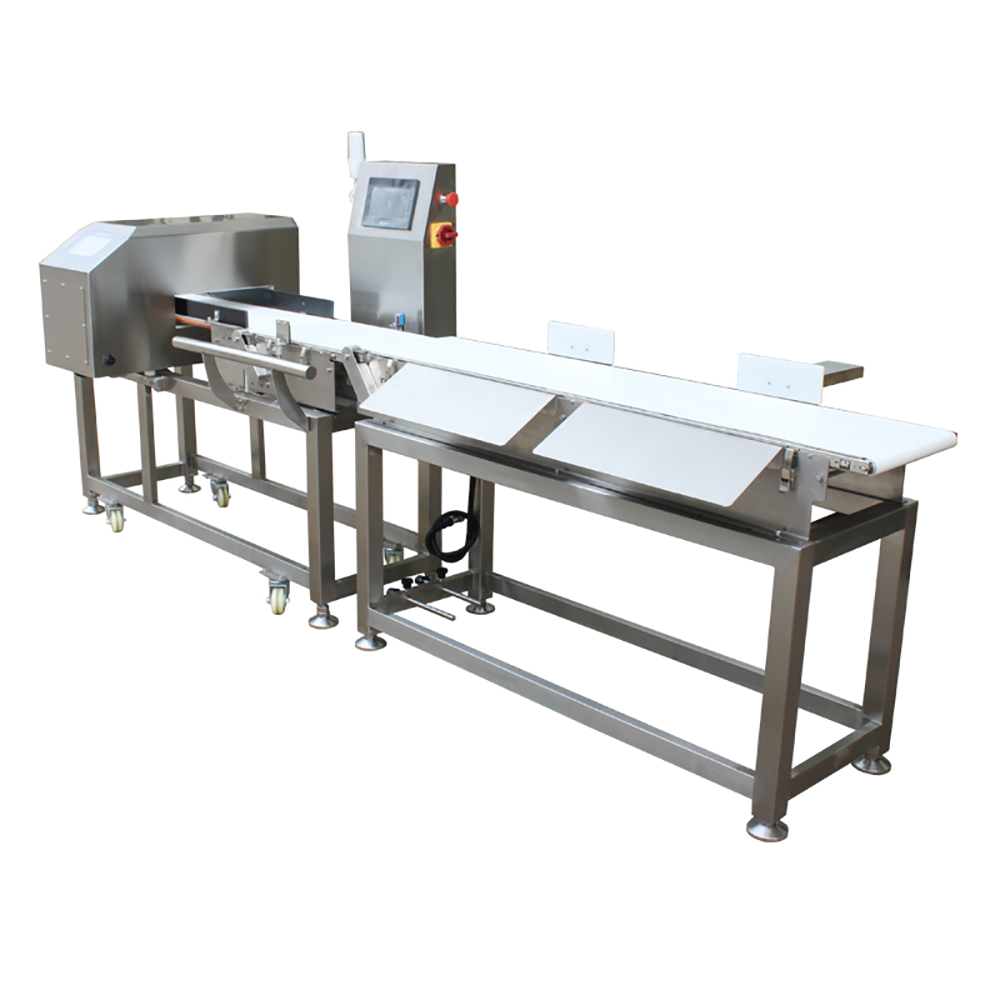 High Accuracy and High Speed check weigher and metal detector combination