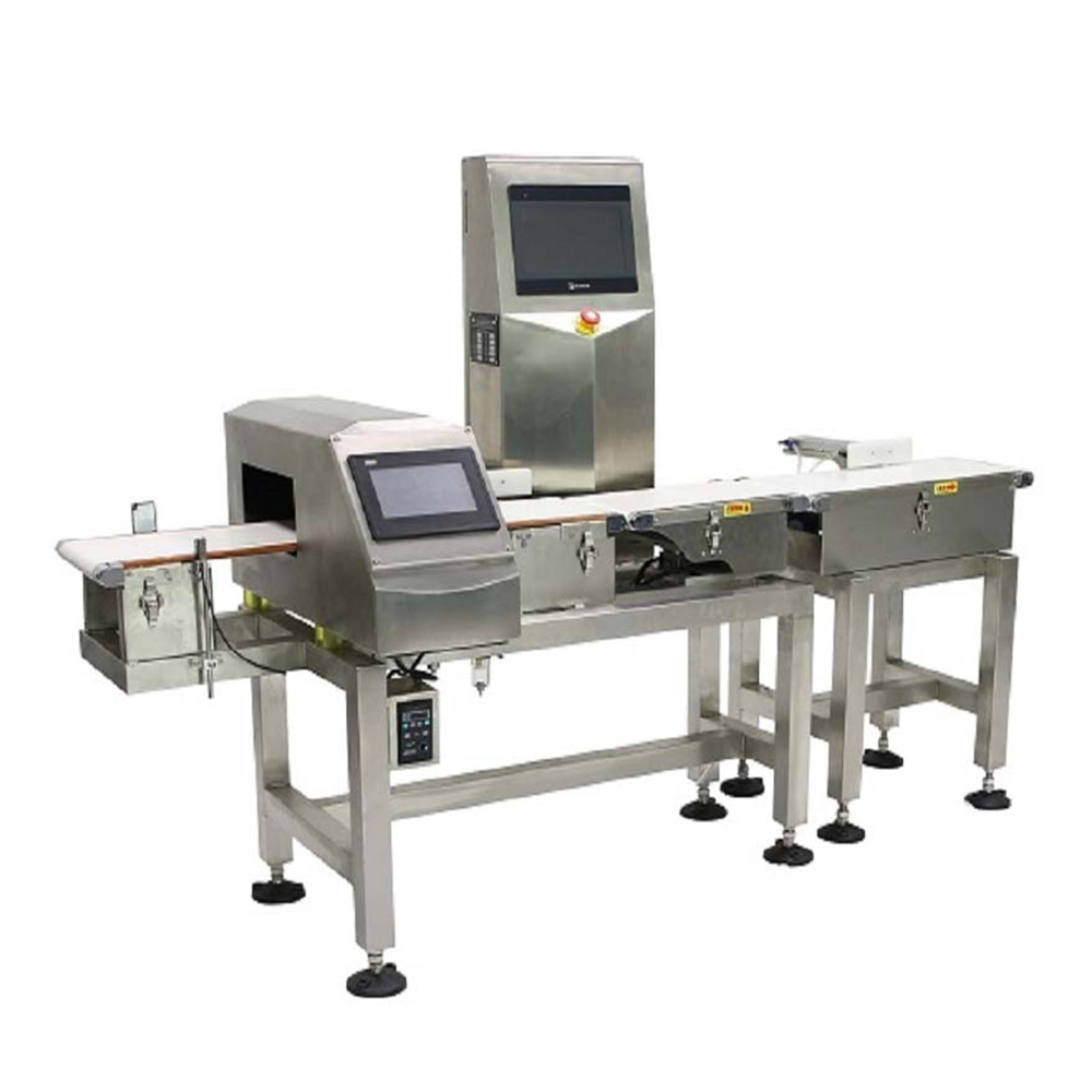 Inline Production Checkweigher Combined Metal Detecting Machine