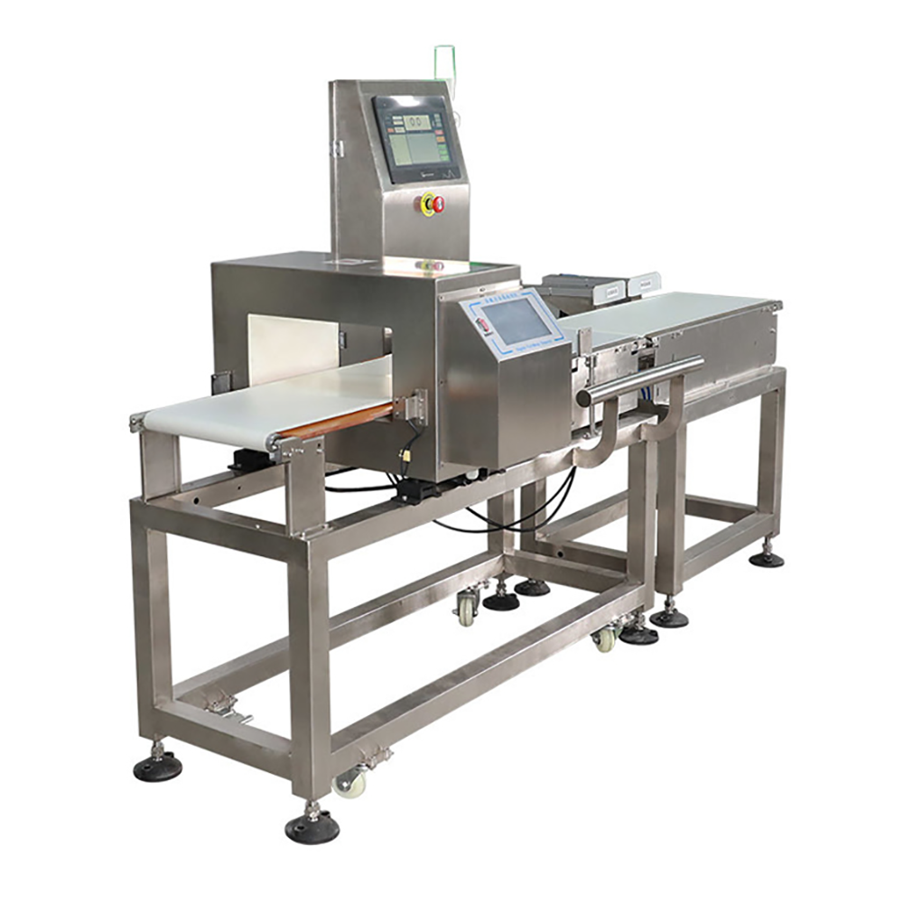 High Accuracy and High Speed check weigher and metal detector combination