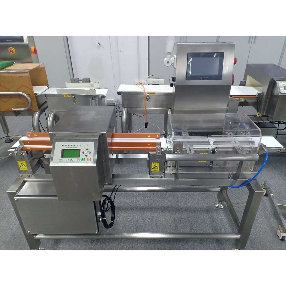 Check Weigher and Metal Detector Combination Bread Metal Detector Weight Scale Machine